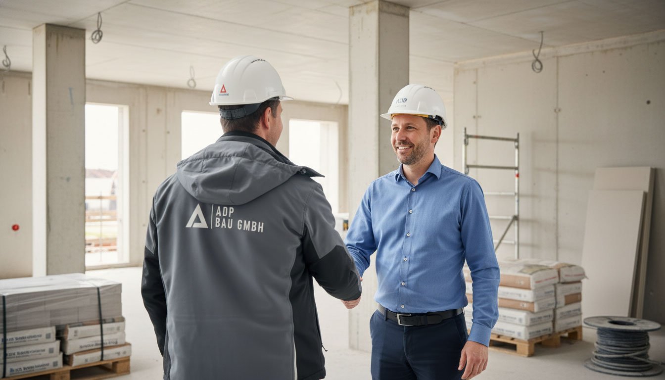 Persönliche Betreuung durch einen festen Ansprechpartner auf einer Baustelle in Wien und Niederösterreich